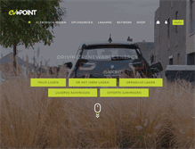 Tablet Screenshot of ev-point.be